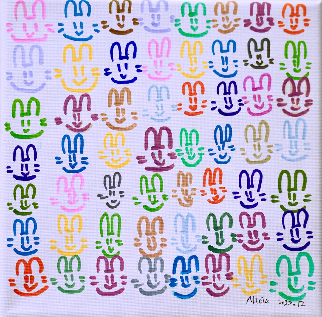 Bunny Rainbow Parade